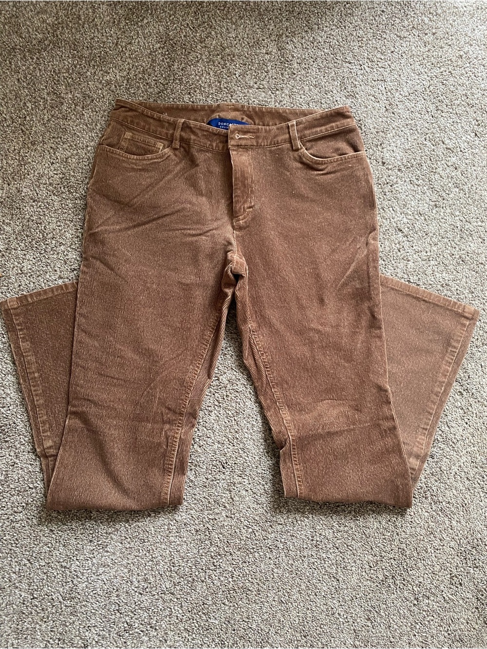 Doncaster Tan Corduroy Trousers